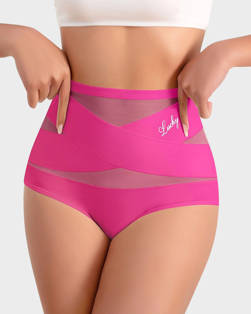 High-Waist Tummy Control Seamless Shaping Panties(4/8 Pack)-8