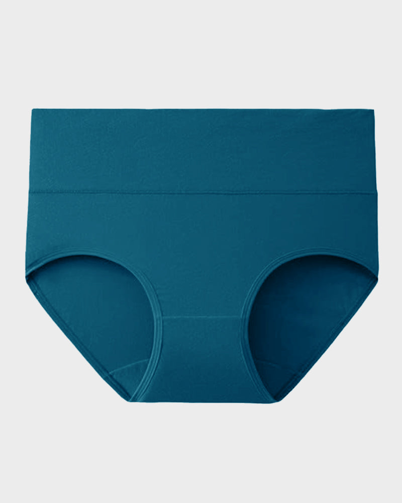 High-Waisted Full Coverage Cotton Briefs(4 pack)-18
