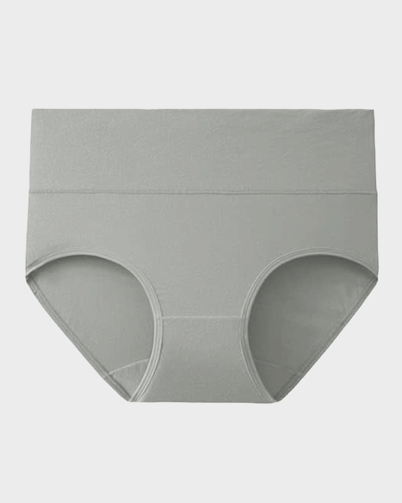 High-Waisted Full Coverage Cotton Briefs(4 pack)-20