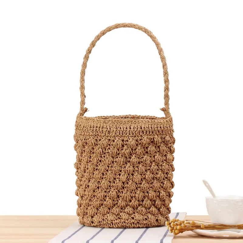 Ilona | Straw Bag Seaside Vacation Leisure Bag-2