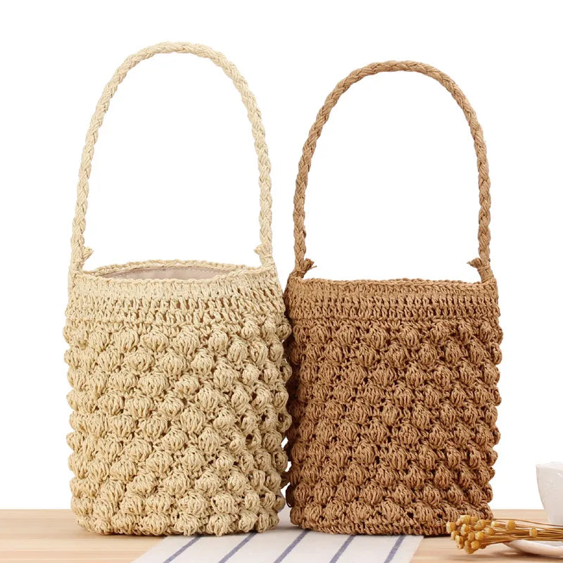 Ilona | Straw Bag Seaside Vacation Leisure Bag-3