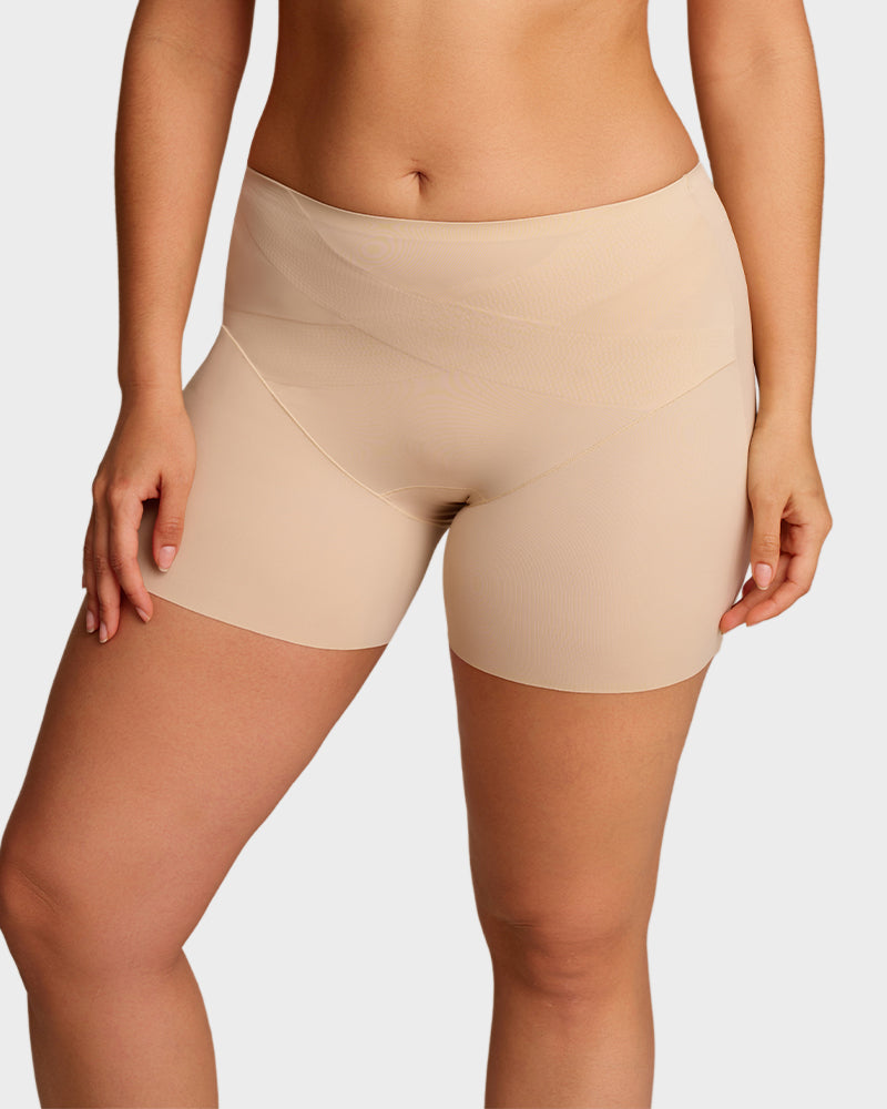 Invisible Cross-Control Sculpting Shorts (3 Pack)-3