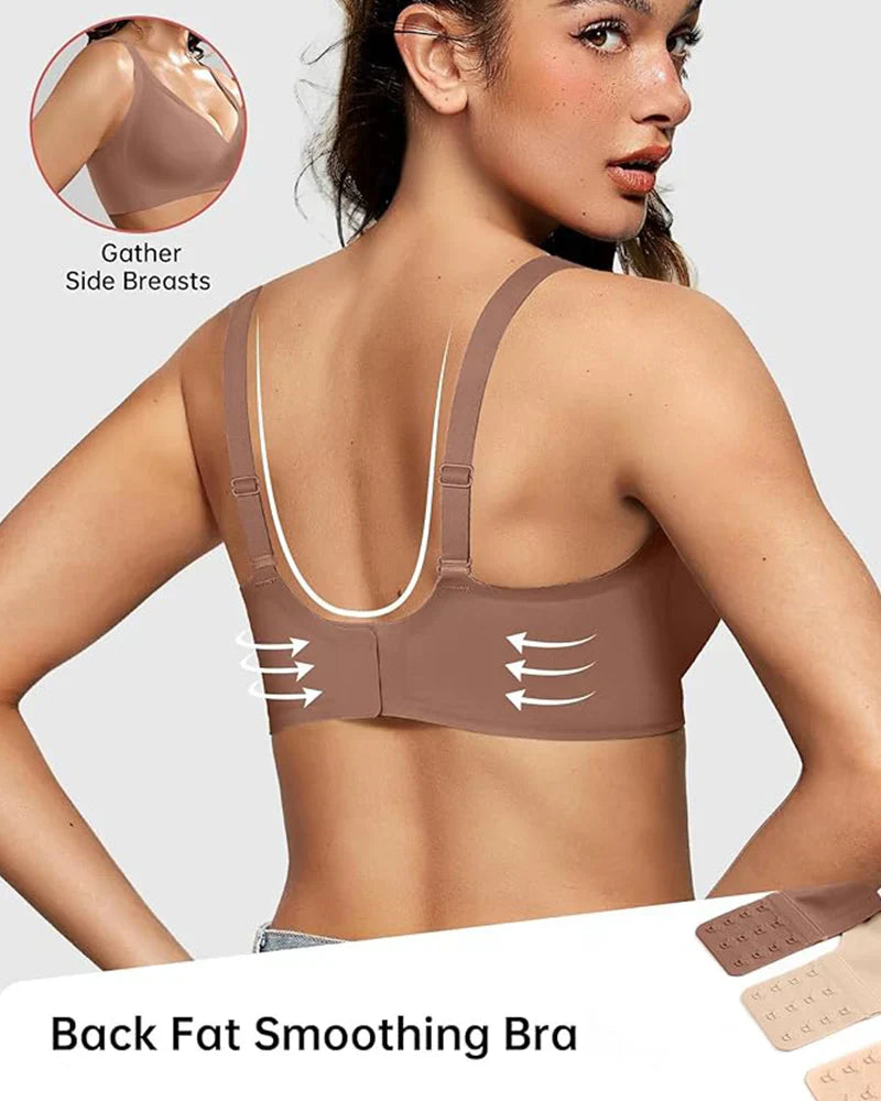 Seamless Deep V Push-Up Wireless Bra-10