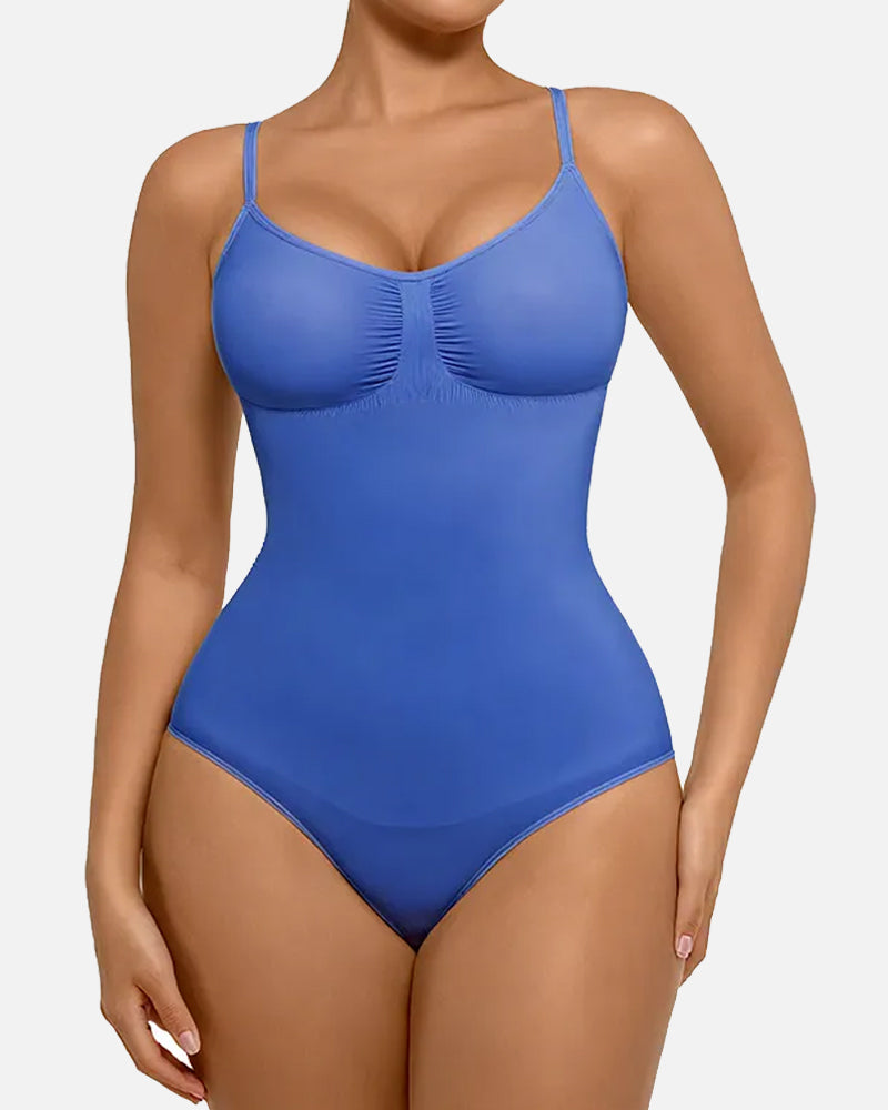 Tummy Control Bodysuit Seamless Sculpting Snatched Waist Body Suit Thong-29