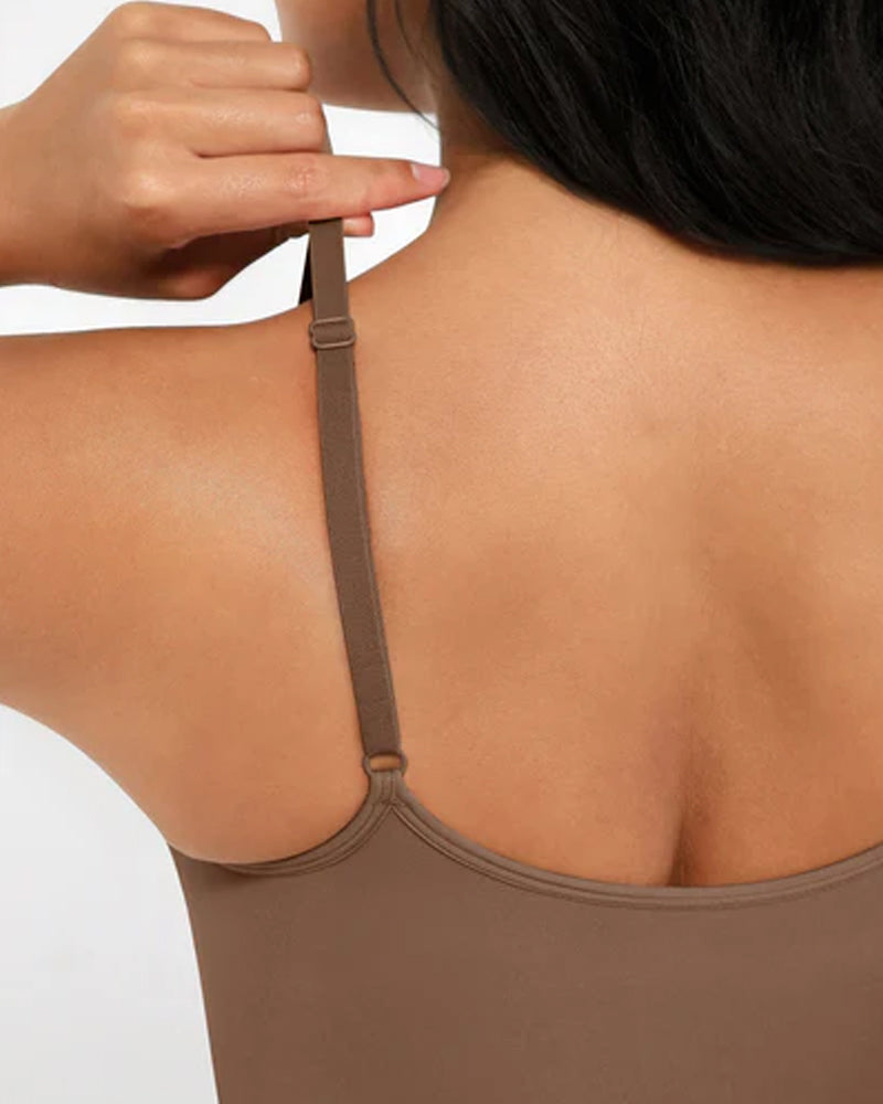 Tummy Control Bodysuit Seamless Sculpting Snatched Waist Body Suit Thong-28