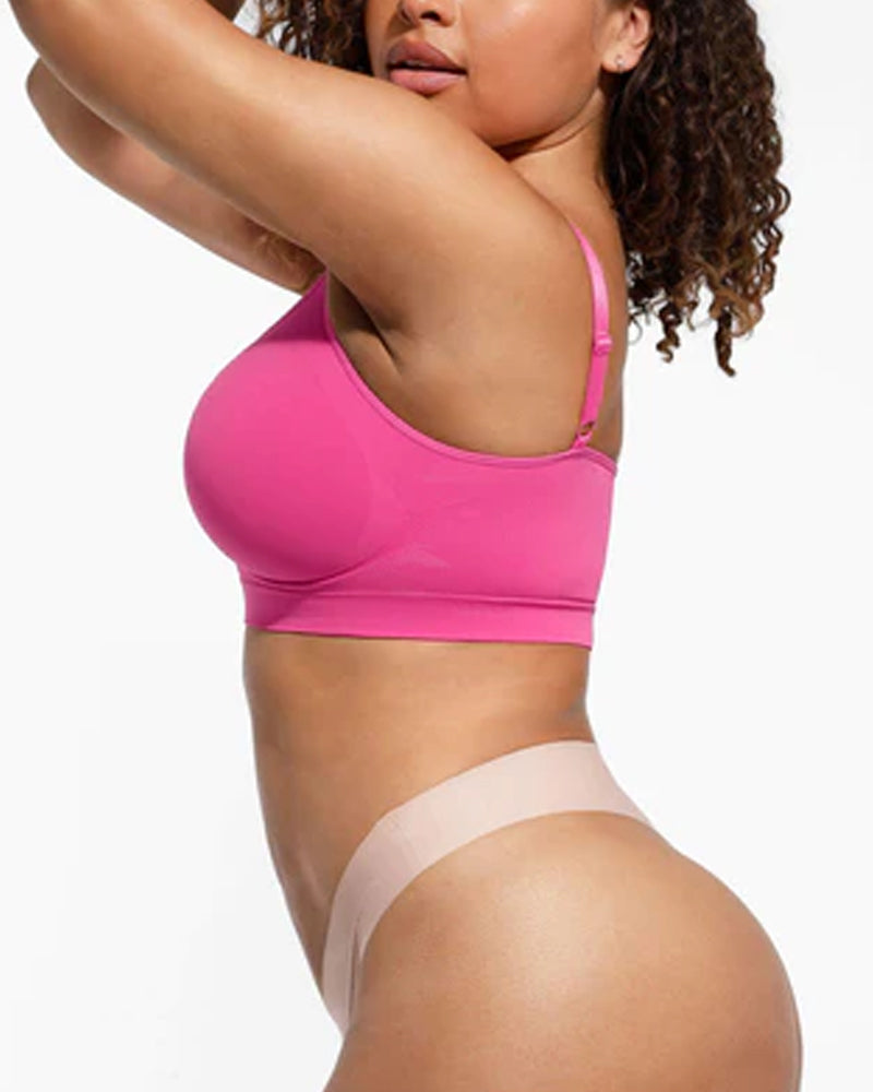 Women's Full Coverage Non-Padded Wireless Sculpt Bra-2