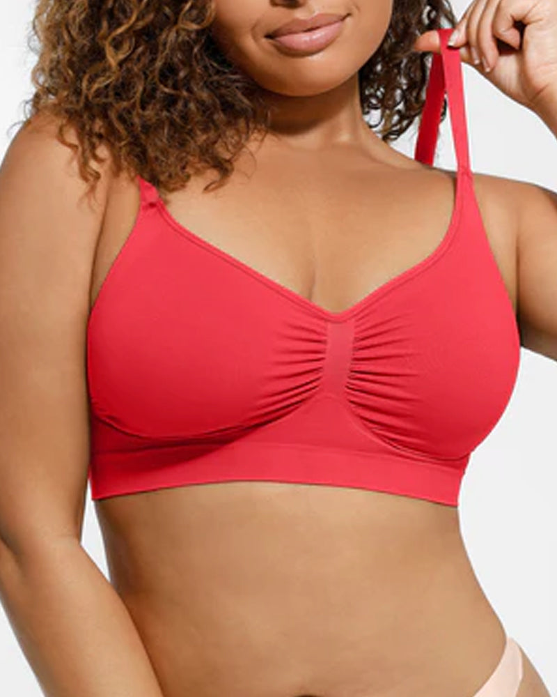 Women's Full Coverage Non-Padded Wireless Sculpt Bra-28