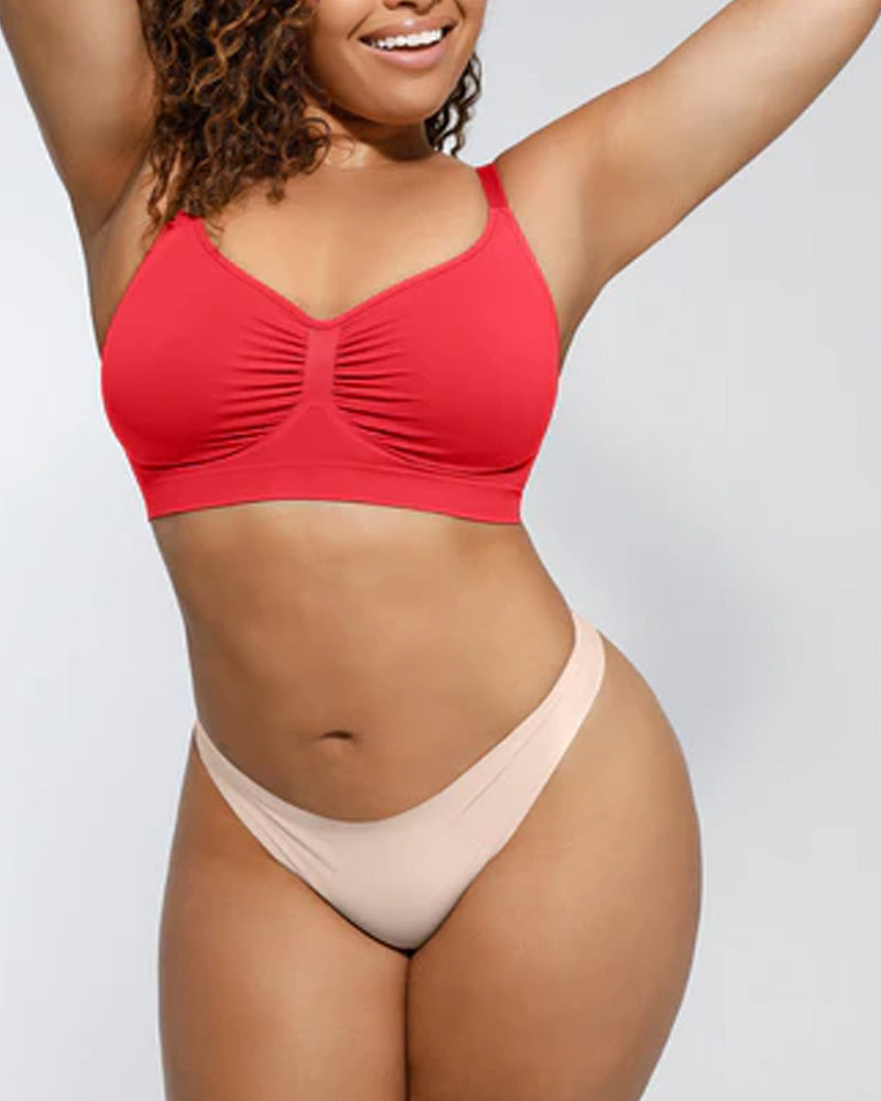 Women's Full Coverage Non-Padded Wireless Sculpt Bra-30