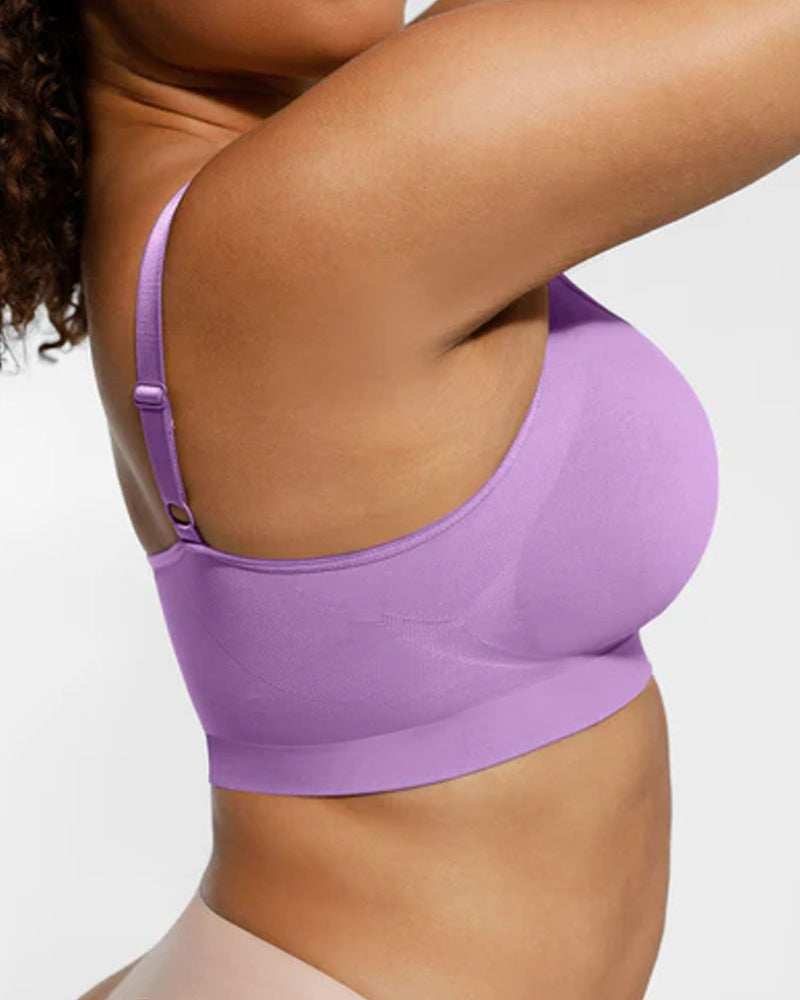 Women's Full Coverage Non-Padded Wireless Sculpt Bra-37