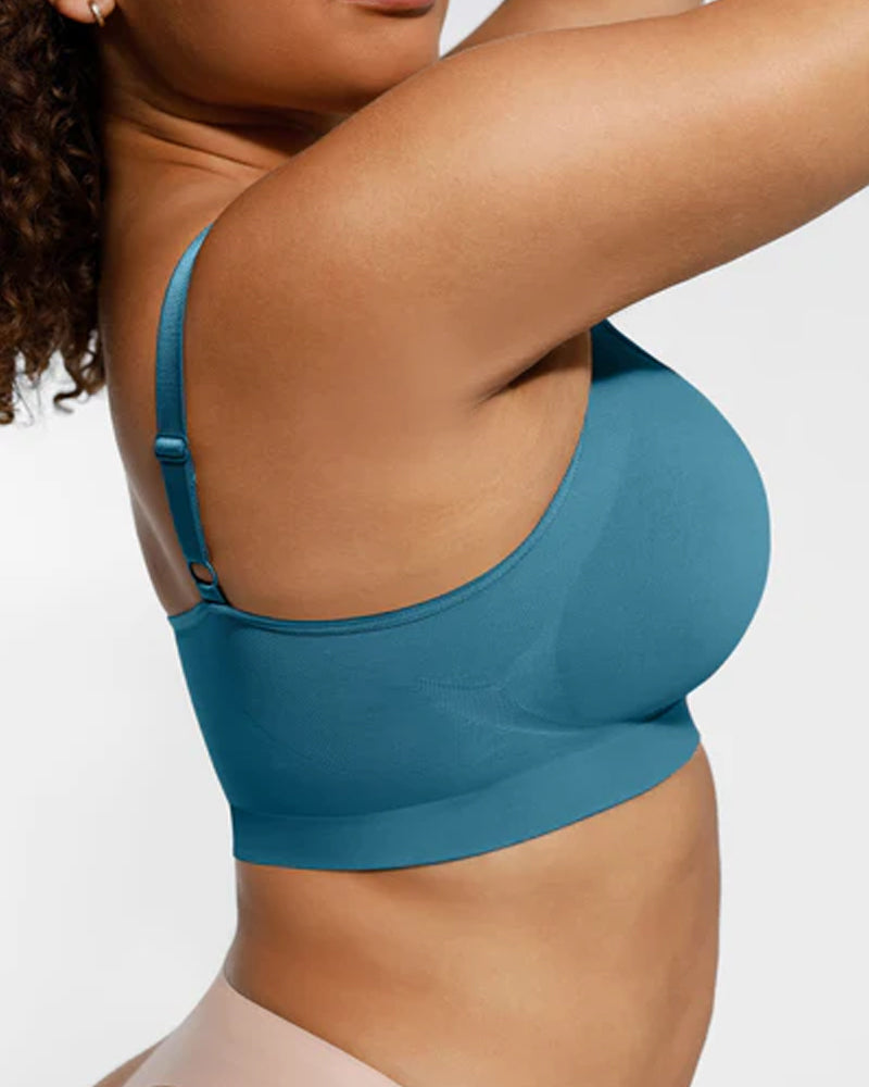 Women's Full Coverage Non-Padded Wireless Sculpt Bra-39