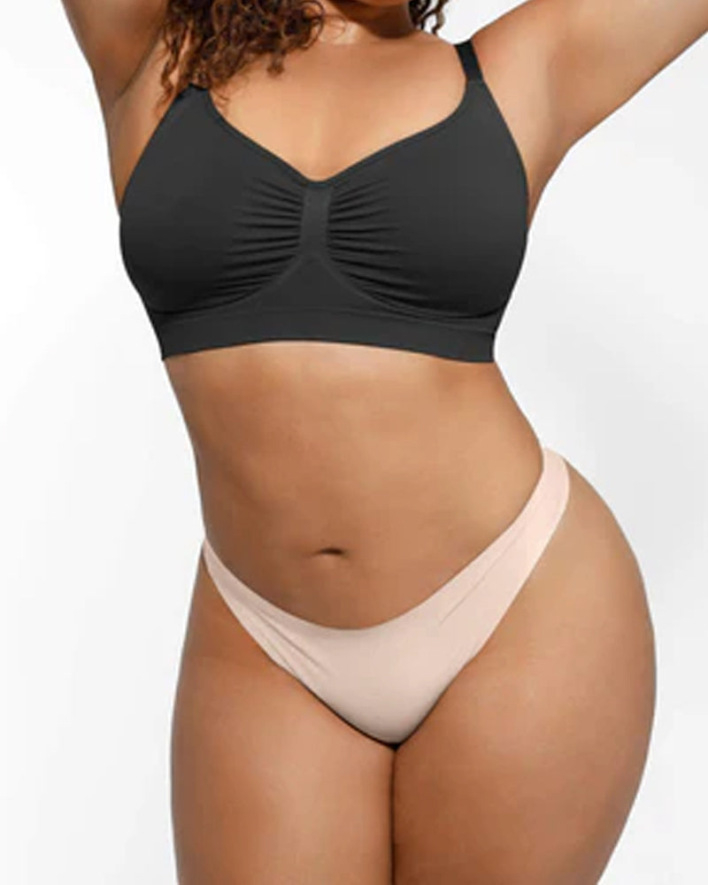 Women's Full Coverage Non-Padded Wireless Sculpt Bra-8