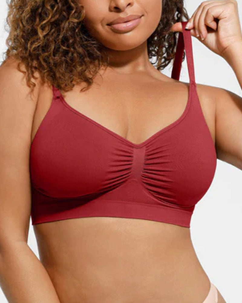 Women's Full Coverage Non-Padded Wireless Sculpt Bra-48