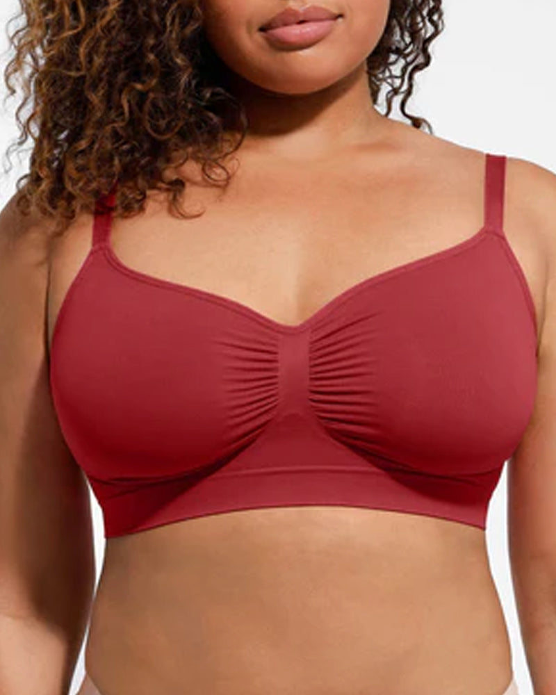 Women's Full Coverage Non-Padded Wireless Sculpt Bra-51