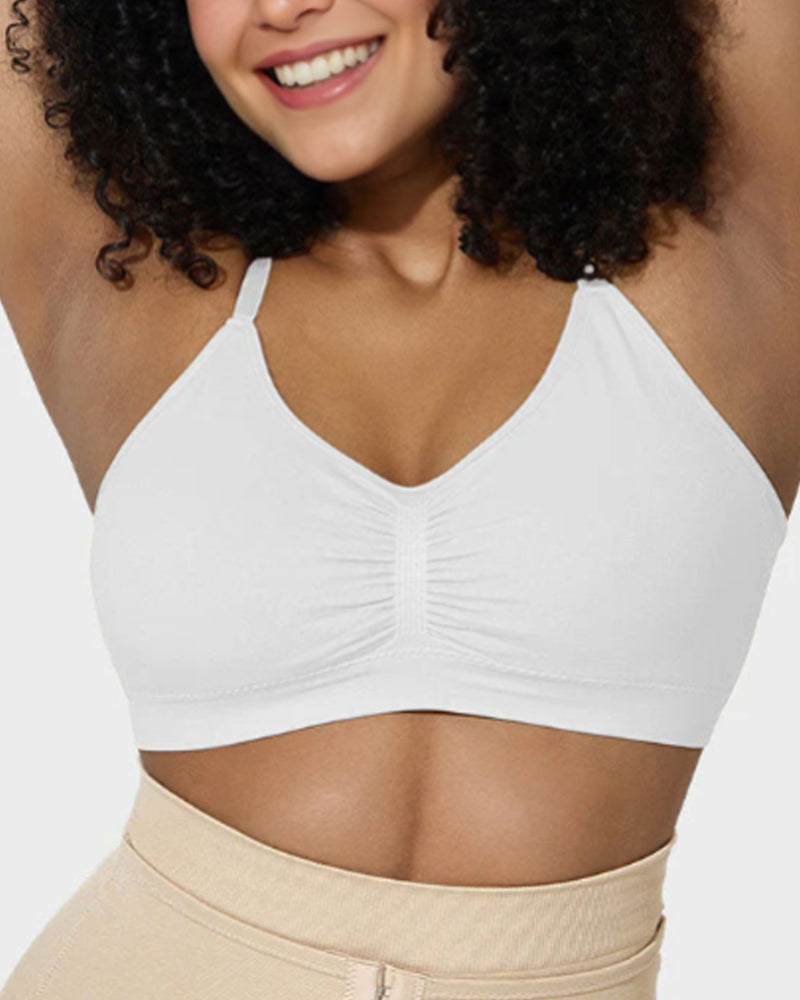 Women's Full Coverage Non-Padded Wireless Sculpt Bra-24