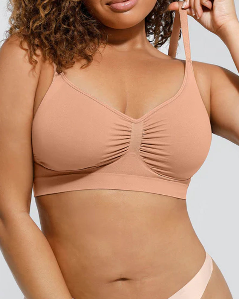 Women's Full Coverage Non-Padded Wireless Sculpt Bra-52