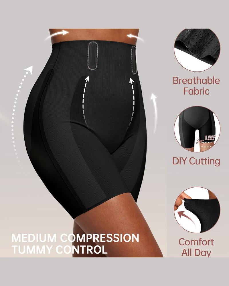 New Tummy Control Butt Lifting Shapewear Breathable Comfortable Shorts-11