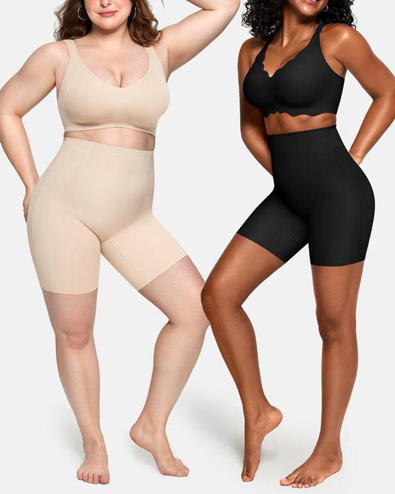 Tummy Control Butt Lifting Shapewear Breathable Comfortable Shorts-9