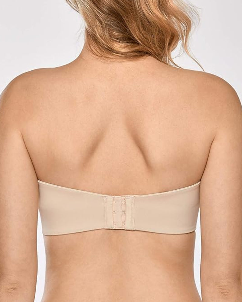 Women's Strapless Bra Unlined Underwire-8