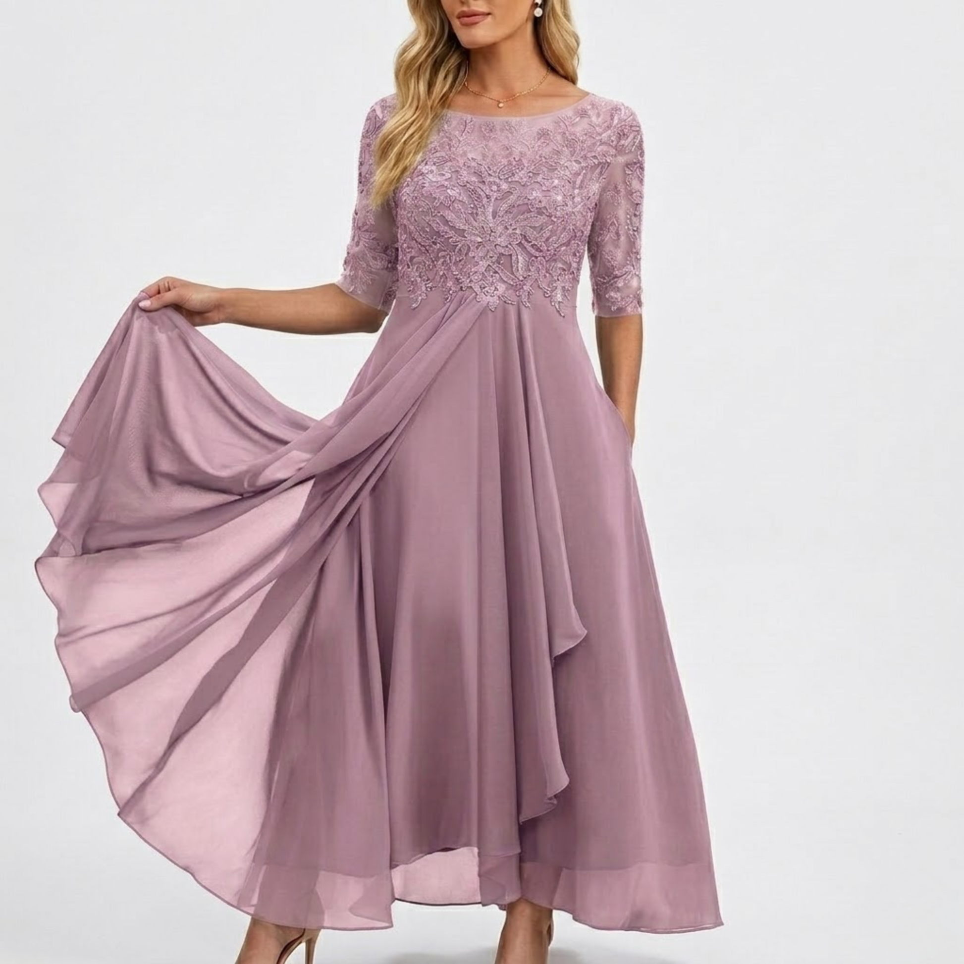 Jessica | Elegant Lace Dress-2