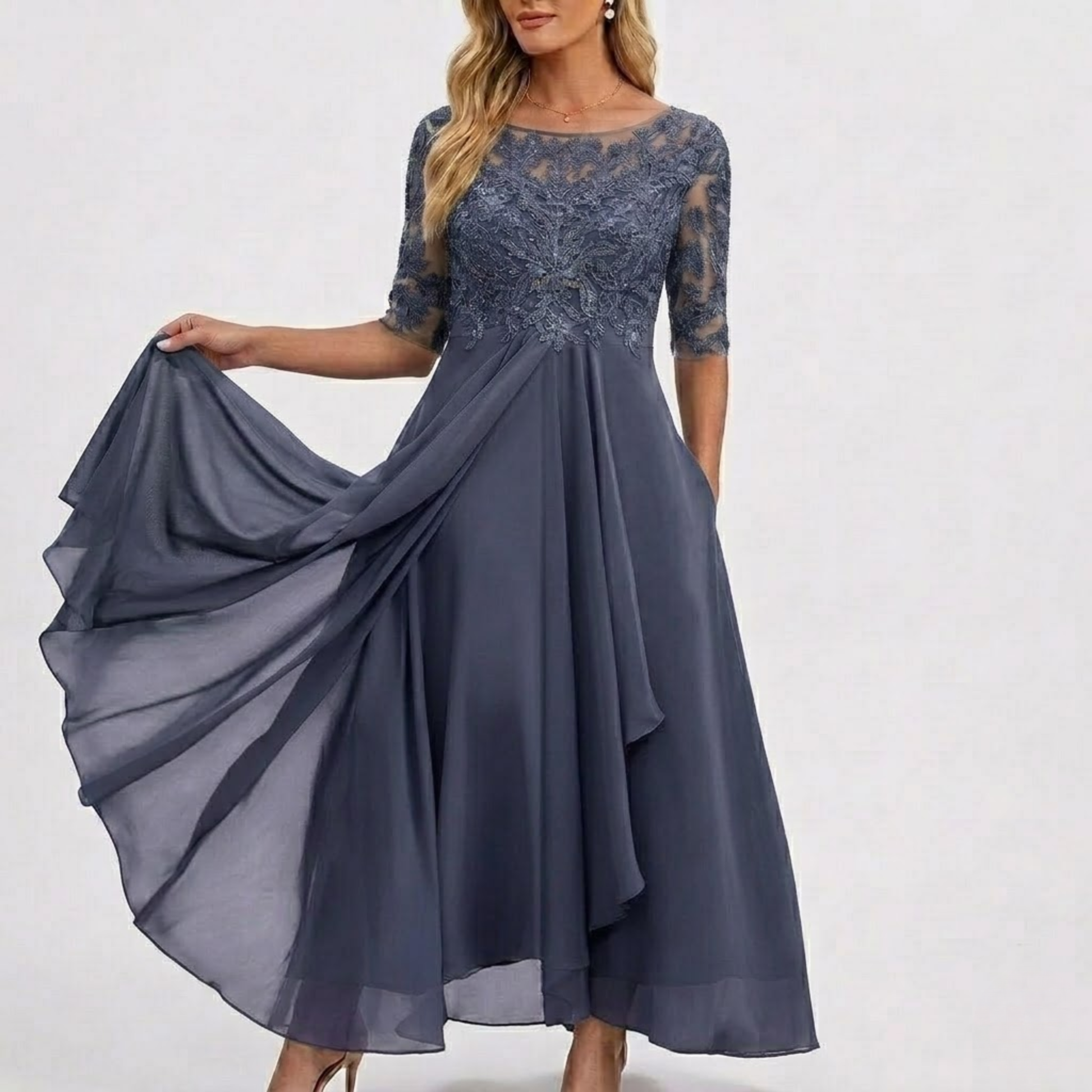 Jessica | Elegant Lace Dress-5