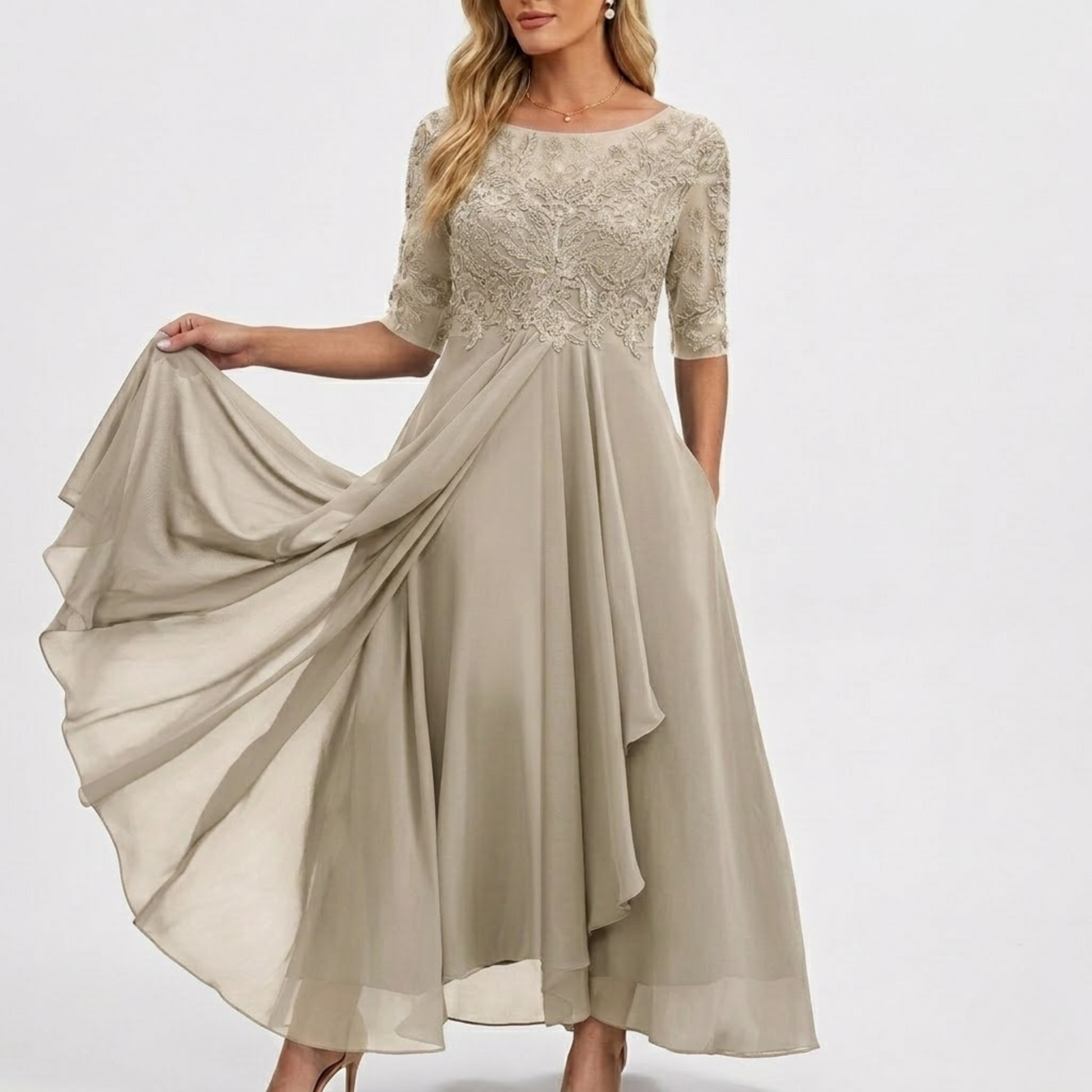 Jessica | Elegant Lace Dress-3