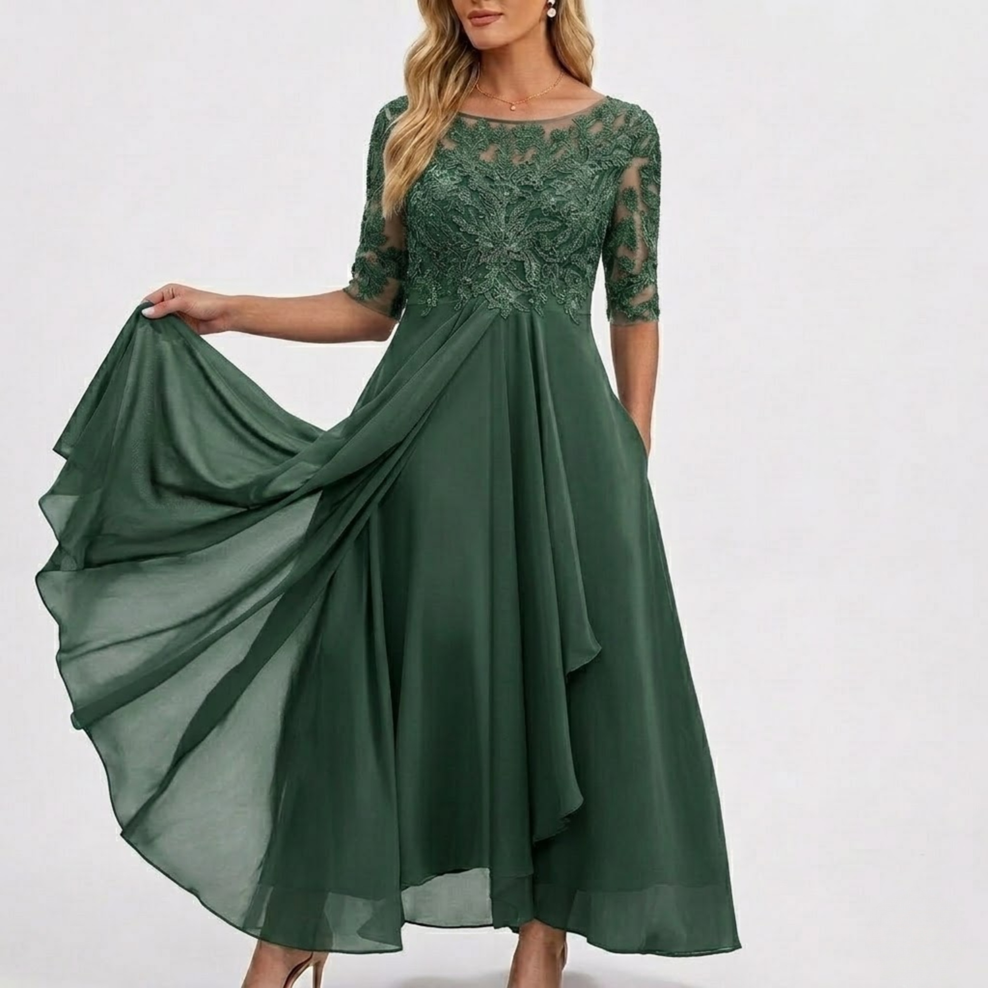 Jessica | Elegant Lace Dress-4