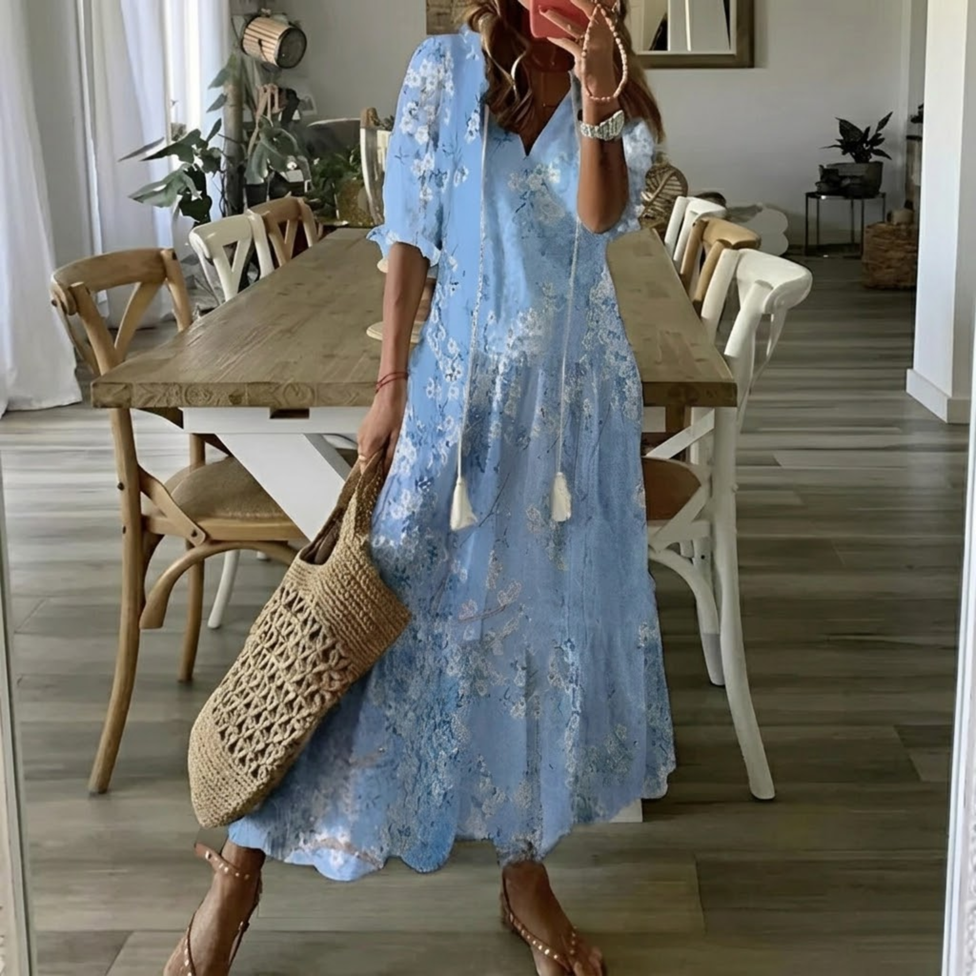 Vonda - Boho Vintage Summer Dress