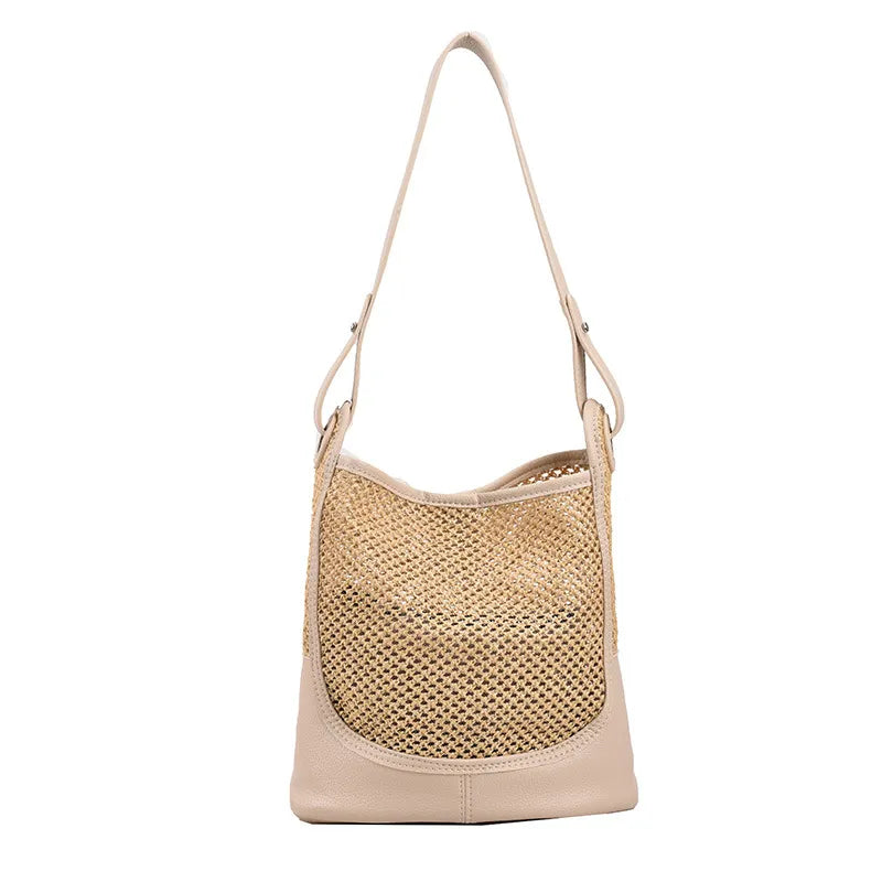 Sky | Large Capacity Tote Straw Bag-1