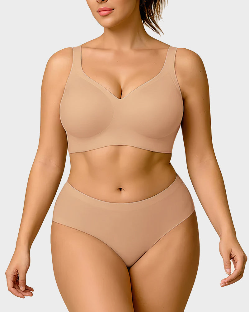 Seamless Wireless Everyday Bra – Comfy Full Coverage Fit-25