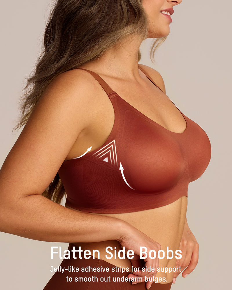 Luxury Satin Seamless Wireless Support Bra-8