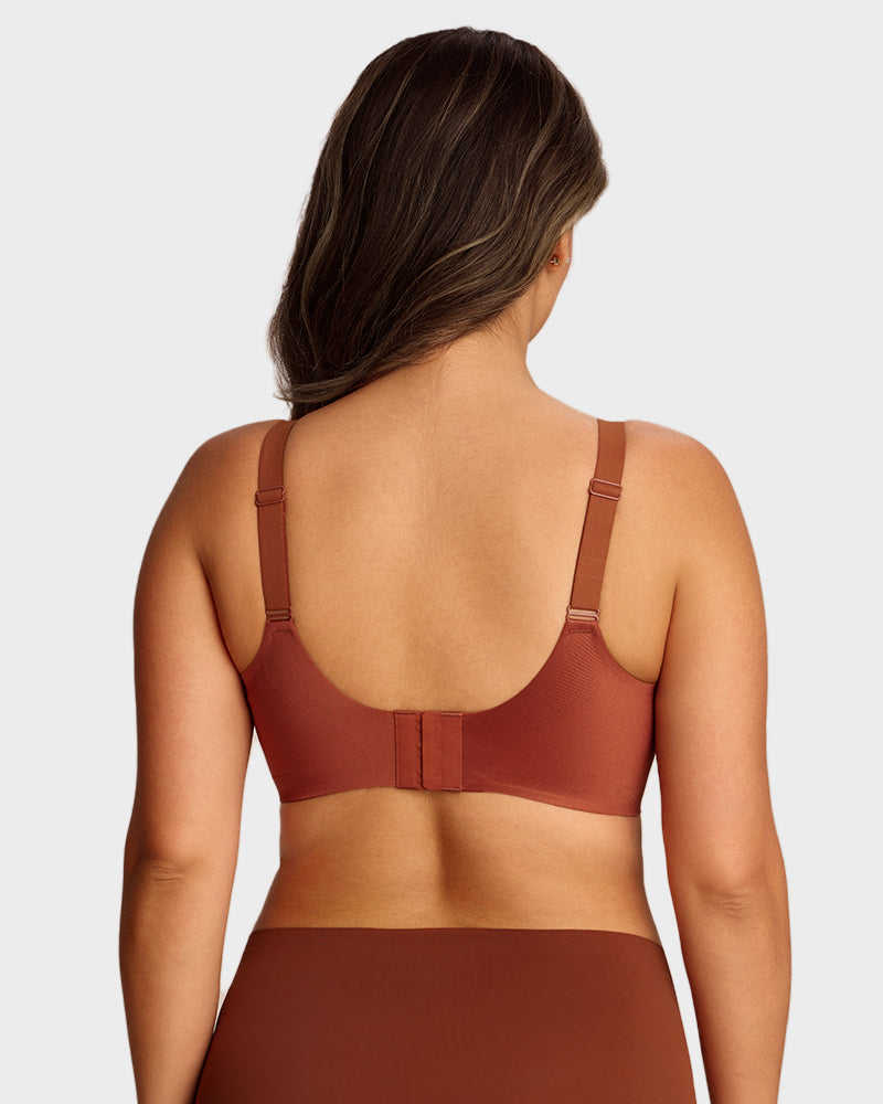 Luxury Satin Seamless Wireless Support Bra-4