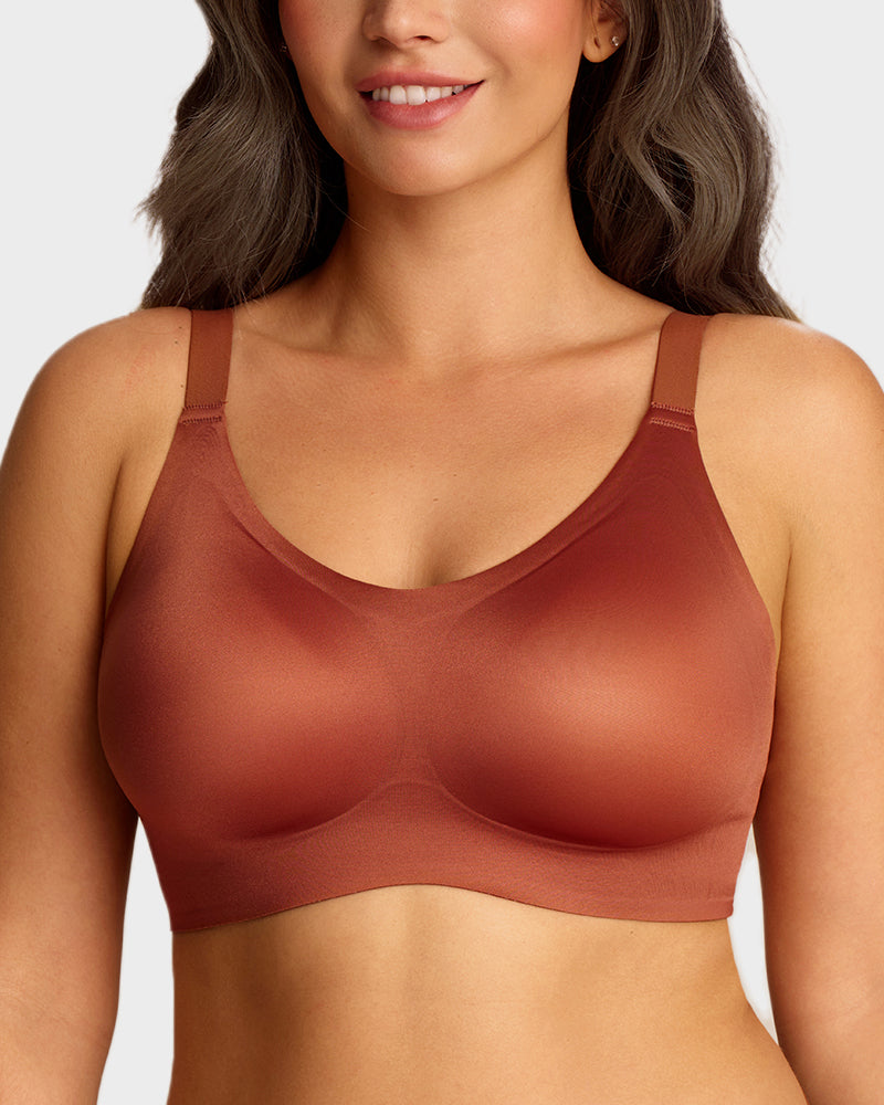 Luxury Satin Seamless Wireless Support Bra-19