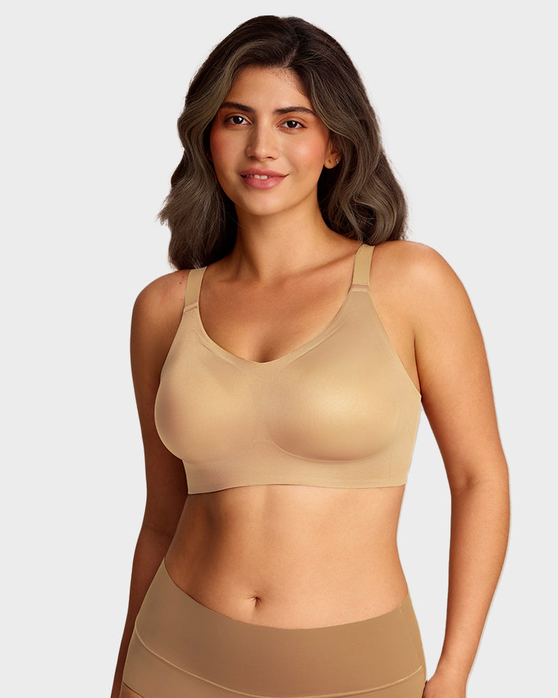 Luxury Satin Seamless Wireless Support Bra-10
