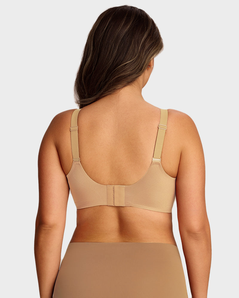 Luxury Satin Seamless Wireless Support Bra-12