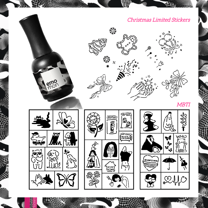 Emomon 可視香水禮盒 DIY 身體紋身貼紙-10