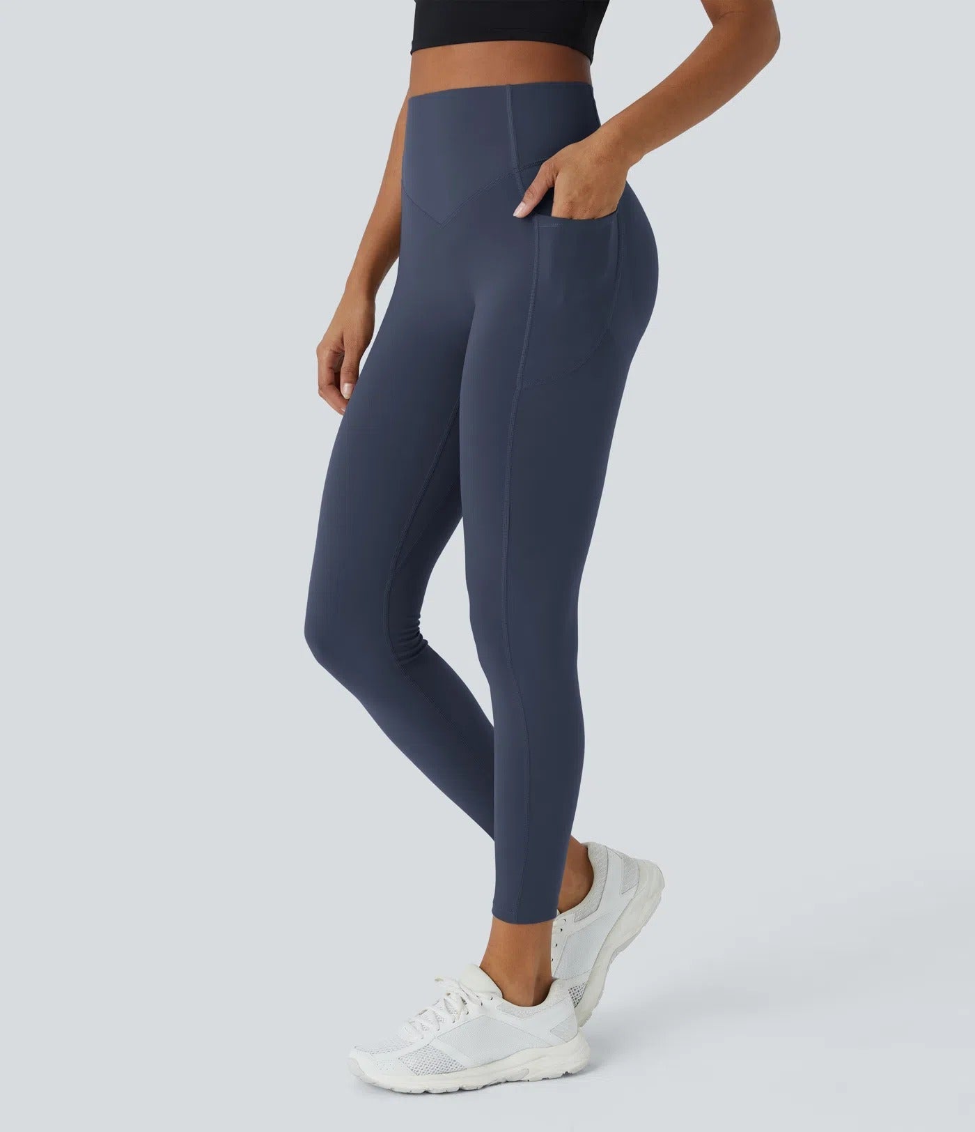 High Waisted Tummy Control Shaping Training Leggings-24