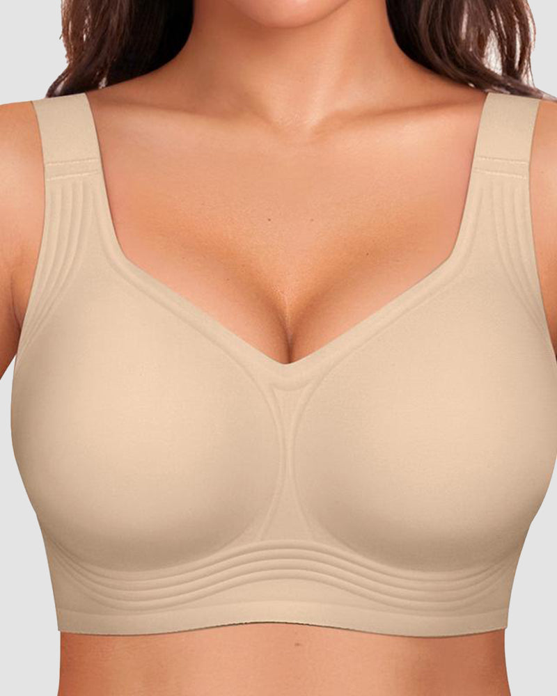 Comfortable Wireless Full Coverage Jelly Smoothing Bra-13