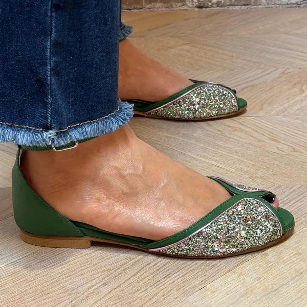 BRYNLEE | FLAT SANDAL WITH ANKLE STRAP-4