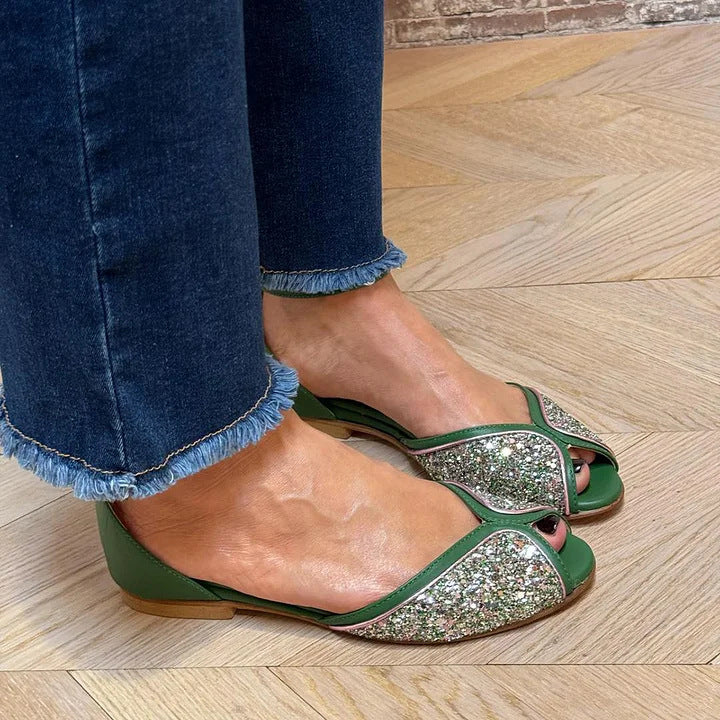 BRYNLEE | FLAT SANDAL WITH ANKLE STRAP-5