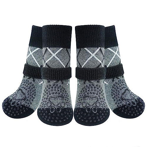 Dog Socks Paw Covers Waterproof & Non-Slip Dog Footwear for Outdoors-8