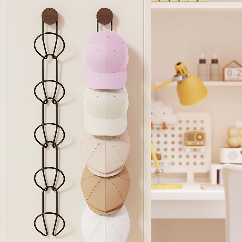 Walnut Suction Hat Hook