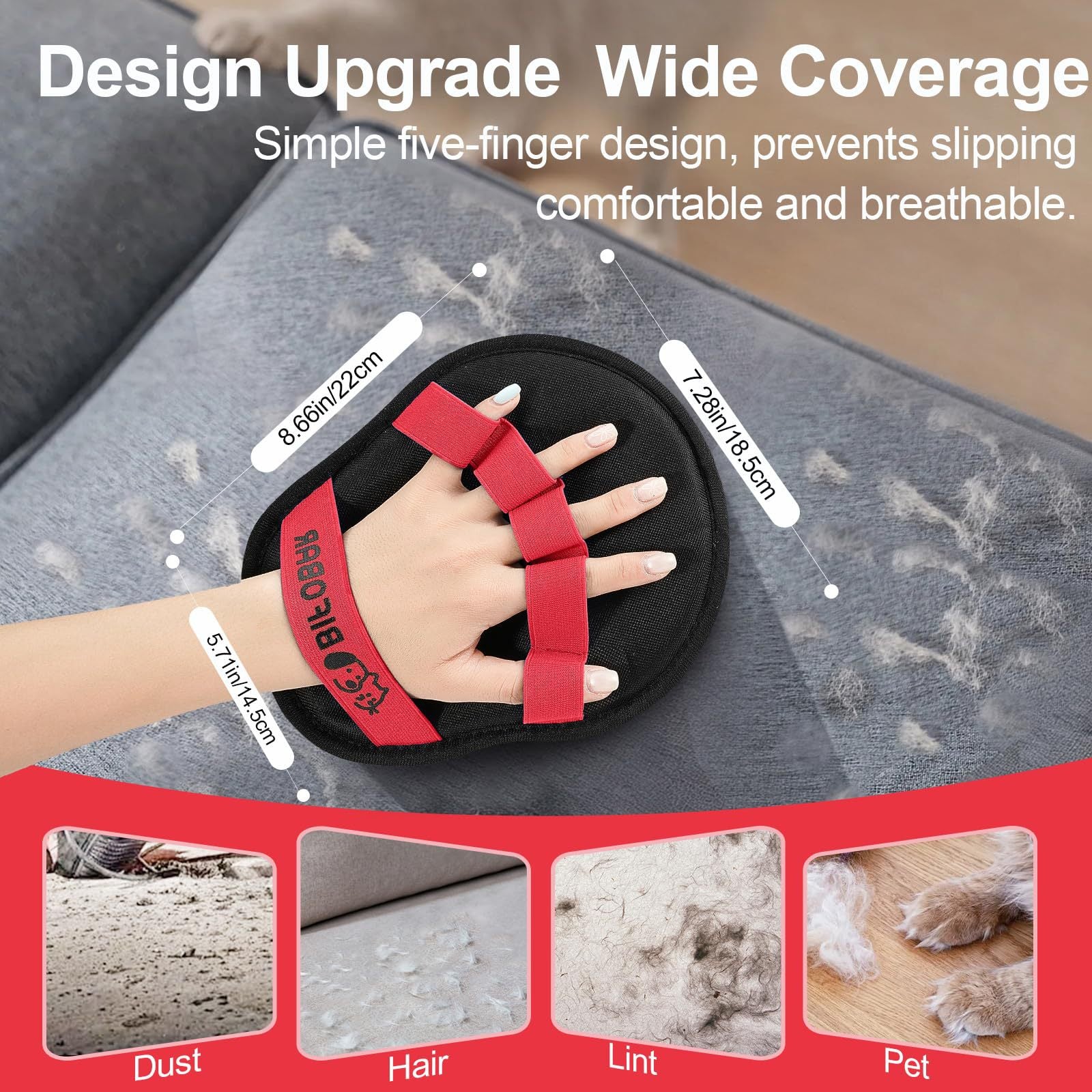 Hair Removal Gloves for Pets Cat Dog Hair Cleaning gloves-10
