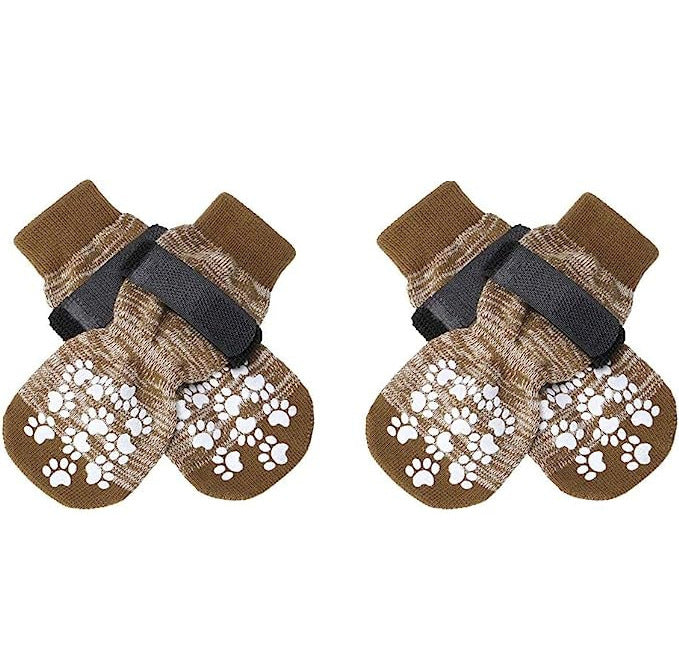 Dog Socks Paw Covers Waterproof & Non-Slip Dog Footwear for Outdoors-16