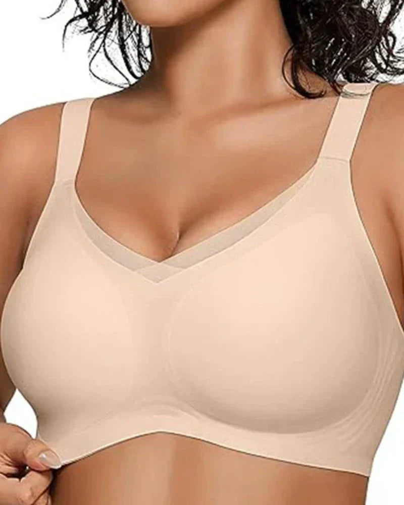 Womens Wireless Bras V Mesh Comfortable Bralette Supportive-6