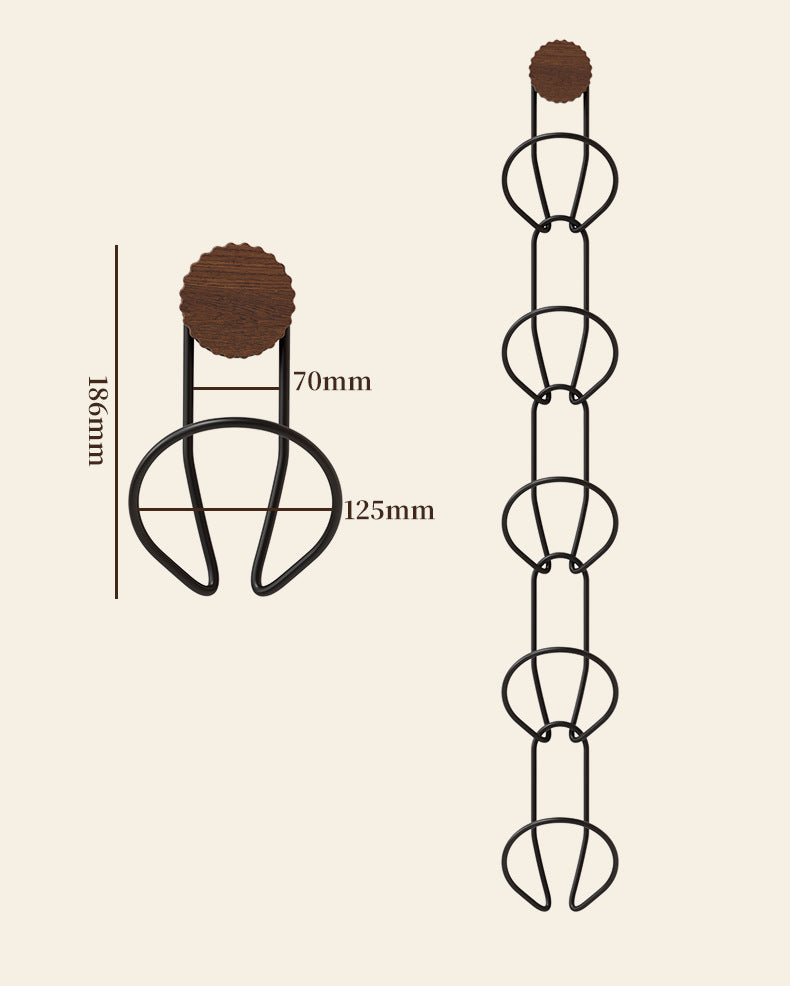 Walnut Suction Hat Hook-6