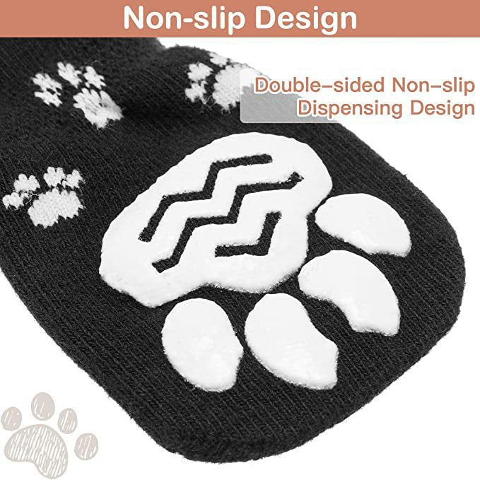 Pet Socks Dog Socks Outdoor Non-slip Waterproof Socks for Small and Large Dogs
