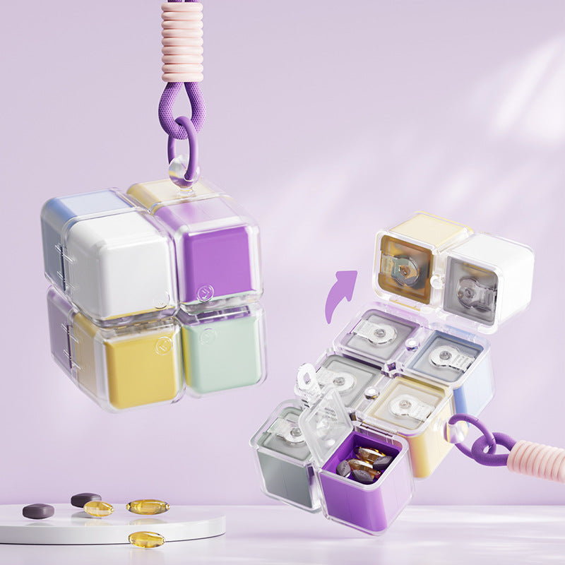 Portable 7-Day Pill Organizer-2
