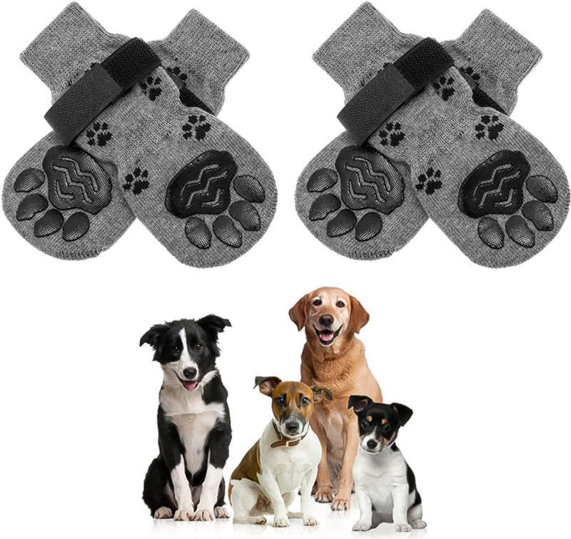 Pet Socks Dog Socks Outdoor Non-slip Waterproof Socks for Small and Large Dogs