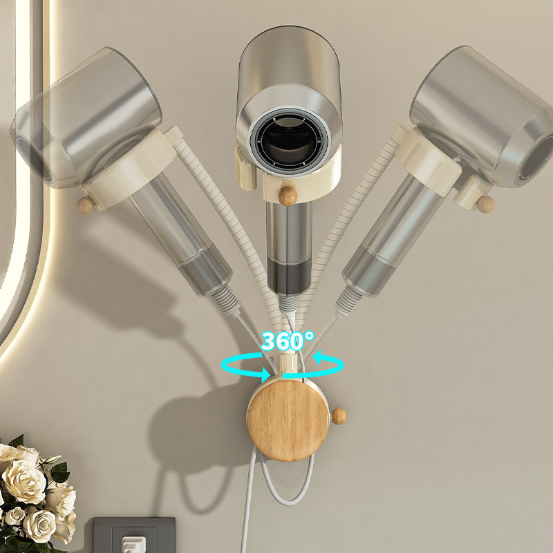 Rotating Hair Dryer Holder-2