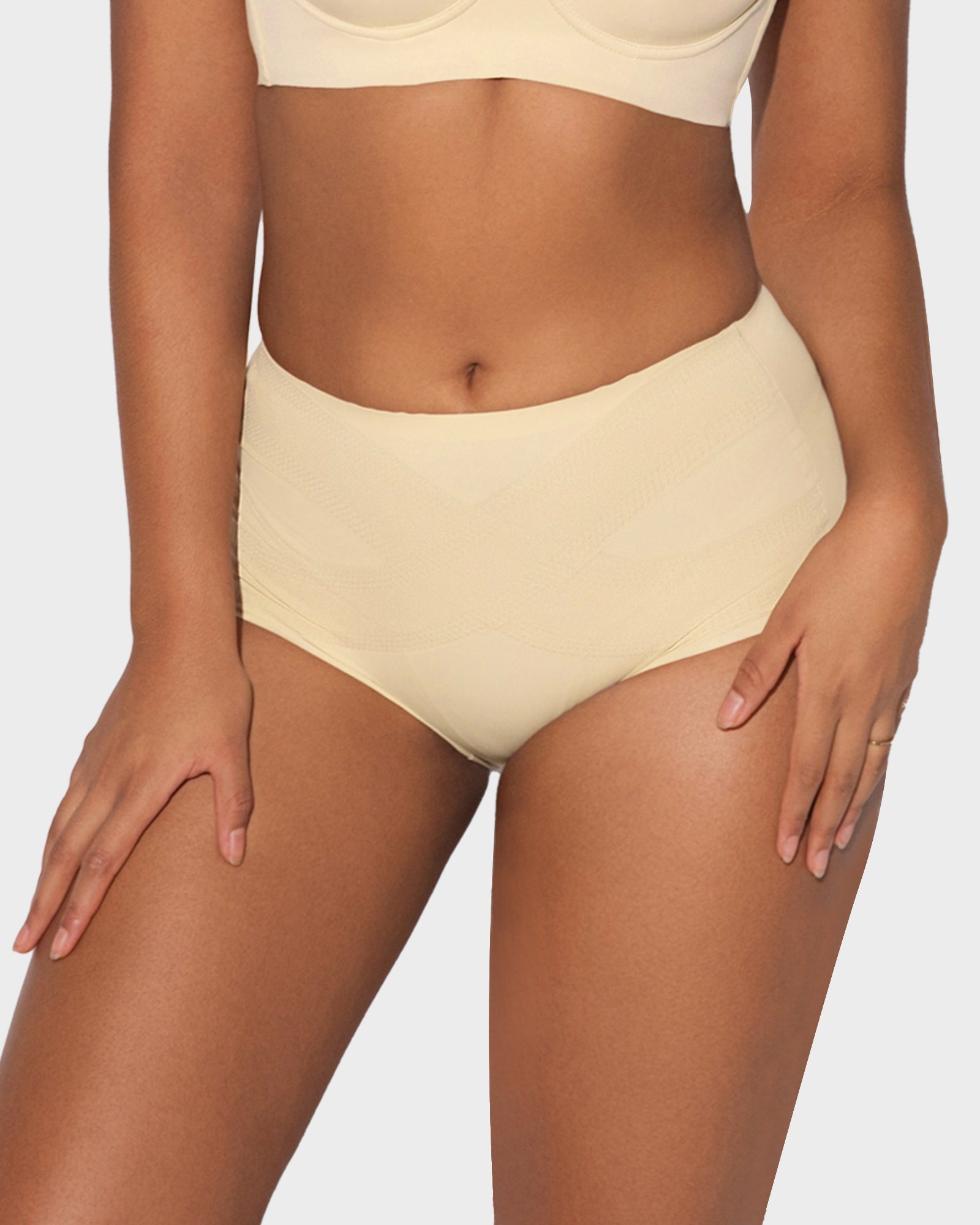 Seamless Tummy Control High-Waist Panties (5 Pack)-2